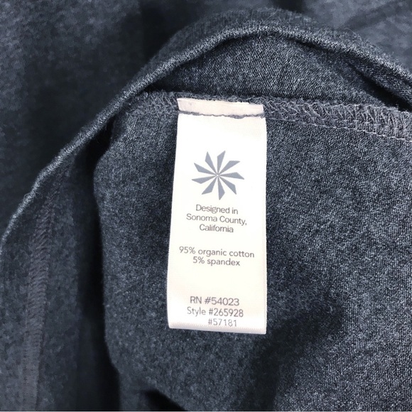 ATHLETA Sunburst Organic Cotton Knit Stretch Dress S - Picture 7 of 9